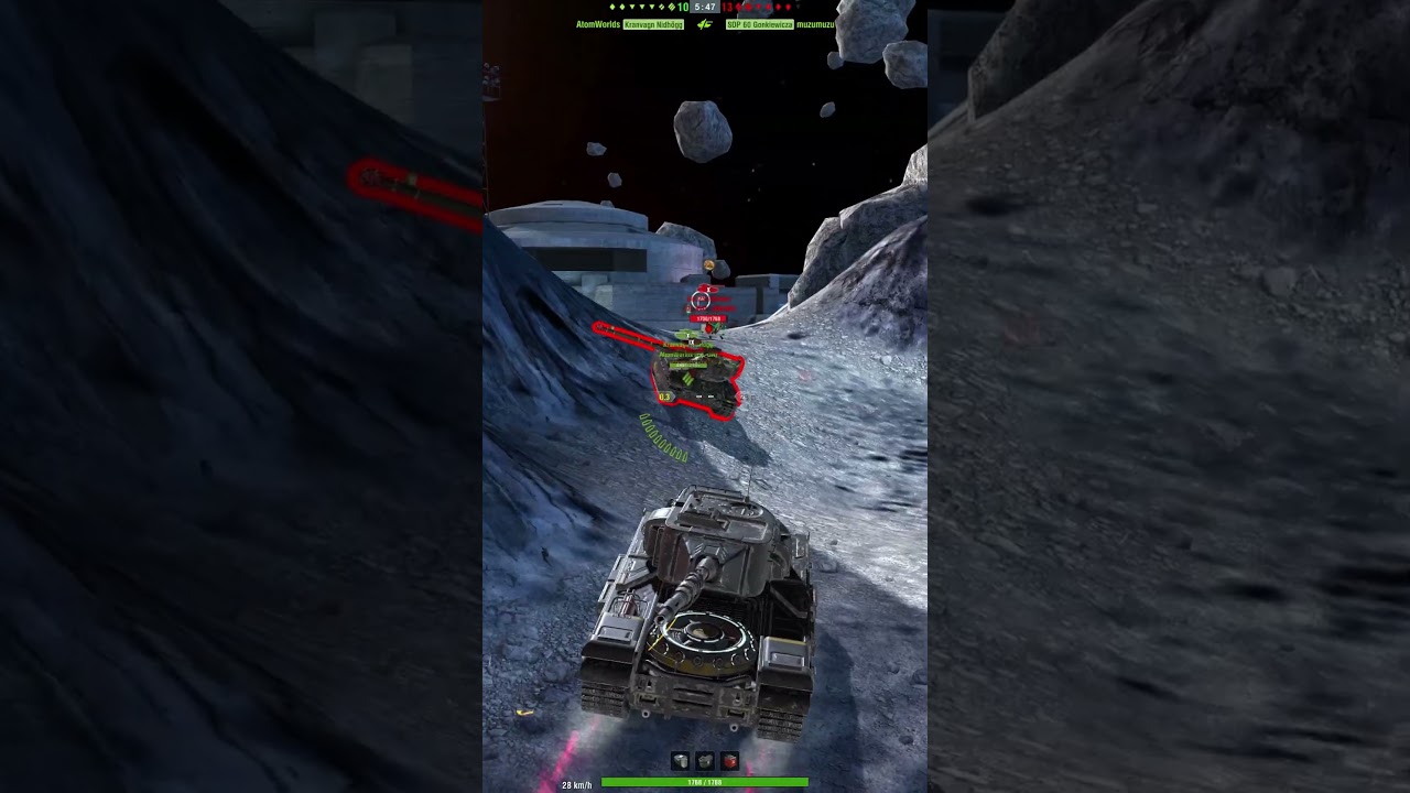 FVE Defender more like FVE Nuke | Wot Blitz #shorts