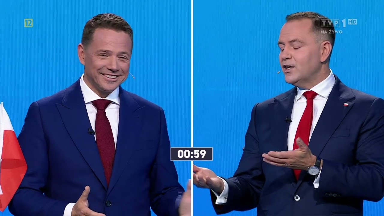 DEBATA PREZYDENCKA 2025 | KAROL NAWROCKI - RAFAŁ TRZASKOWSKI 23 maja 2025 ( część 2)