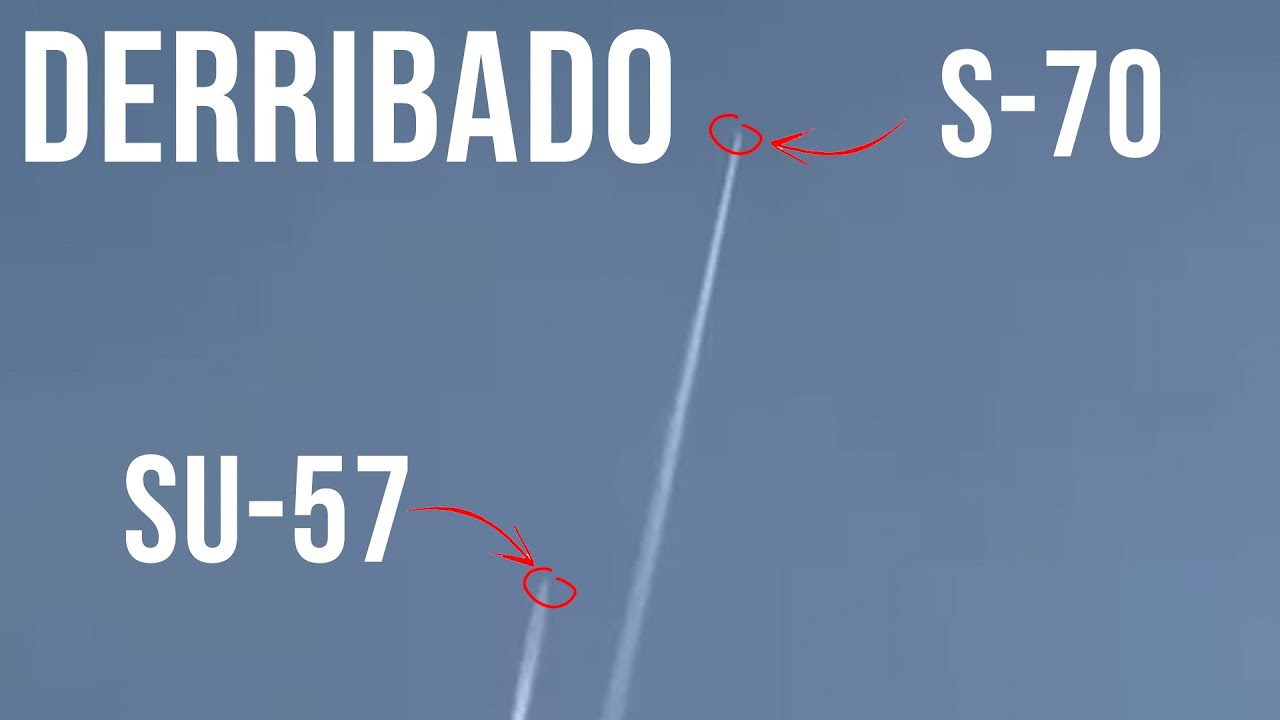 El Primer derribo de aeronave furtiva en Ucrania - Su-57 / S-70