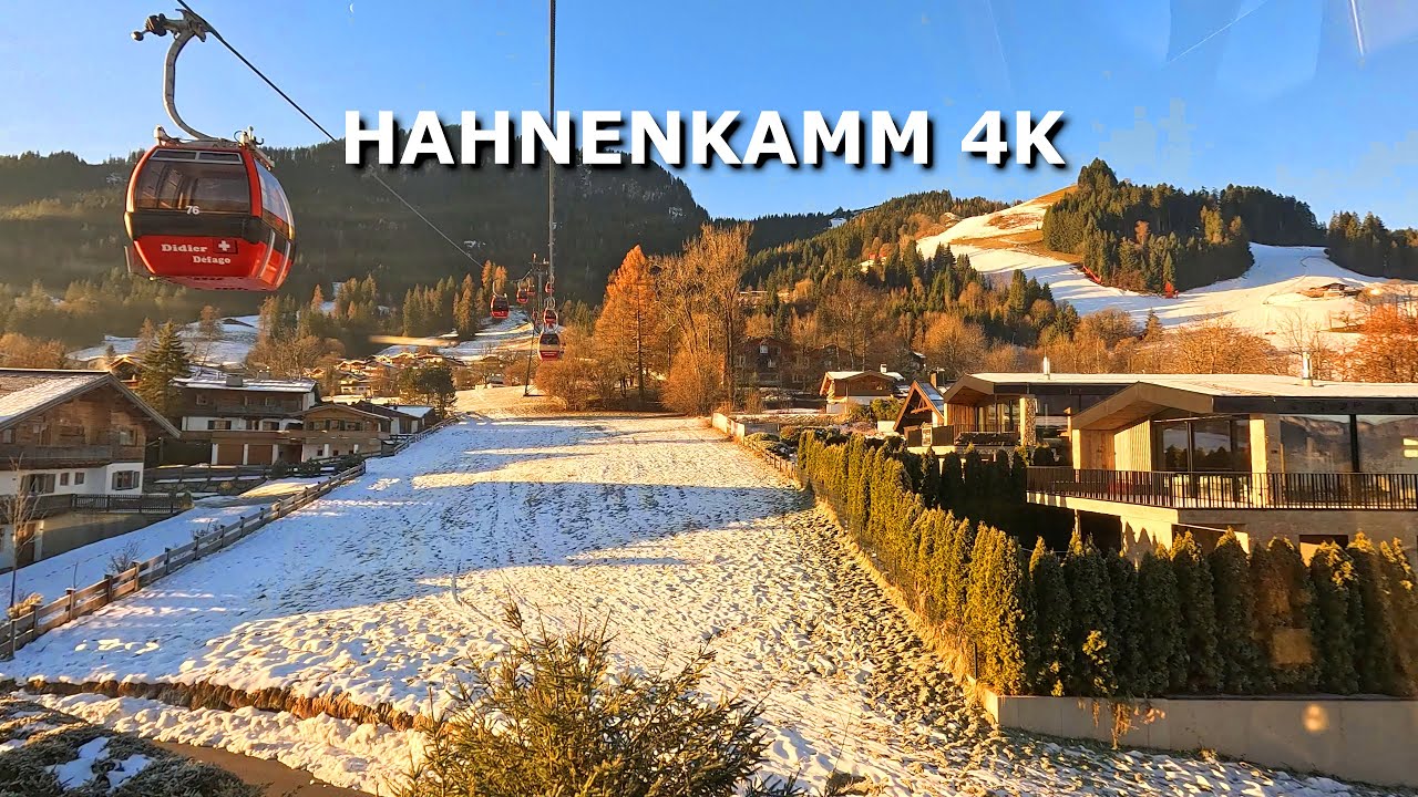 Hahnenkamm POV: Gondola + Streif Ski in 4K!