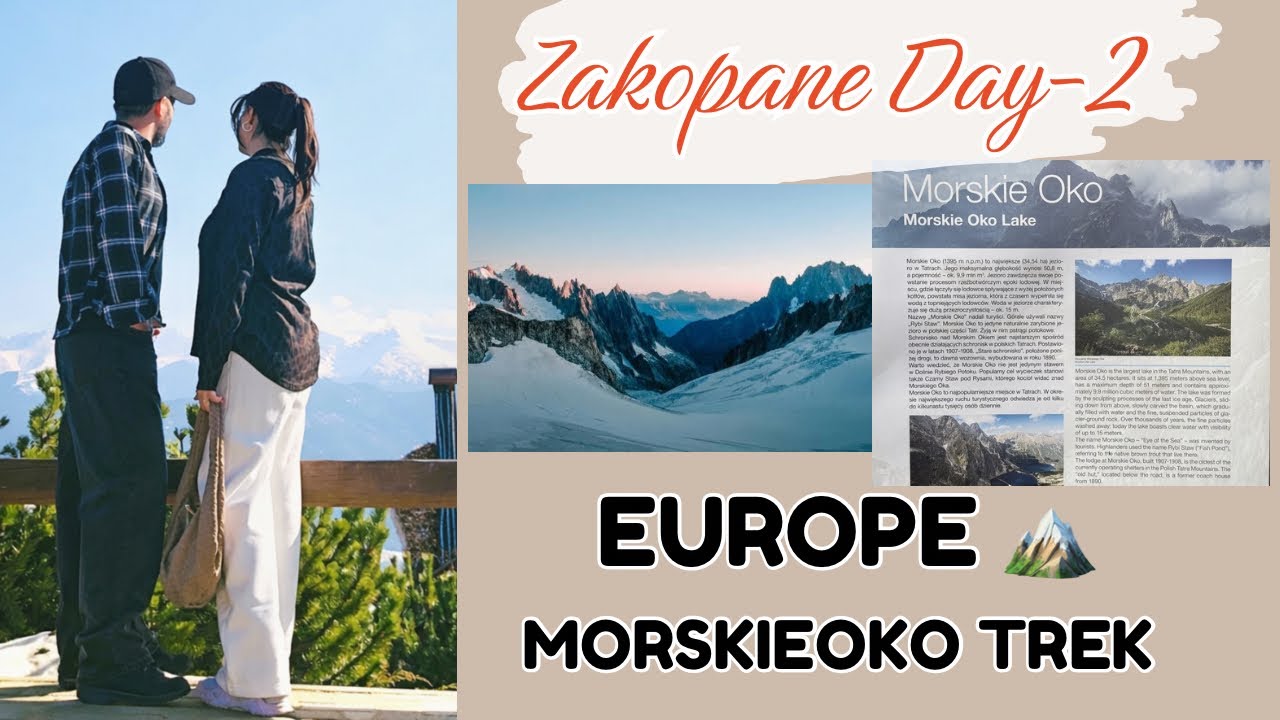 Walking In Frozen Lake (Poland) 🇵🇱 #morskieoko Trekking #zakopane  #europetravel #europe 