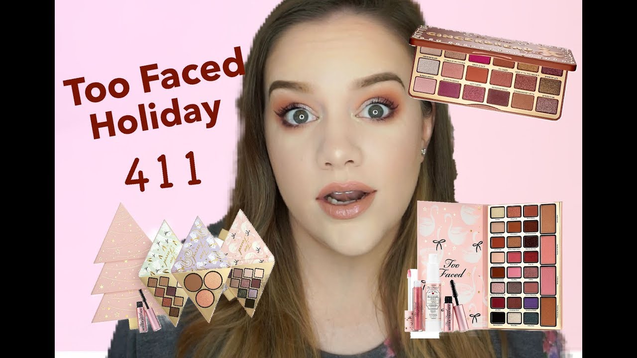 TOO FACED HOLIDAY COLLECTION | TRY ON & FIRST IMPRESSIONS