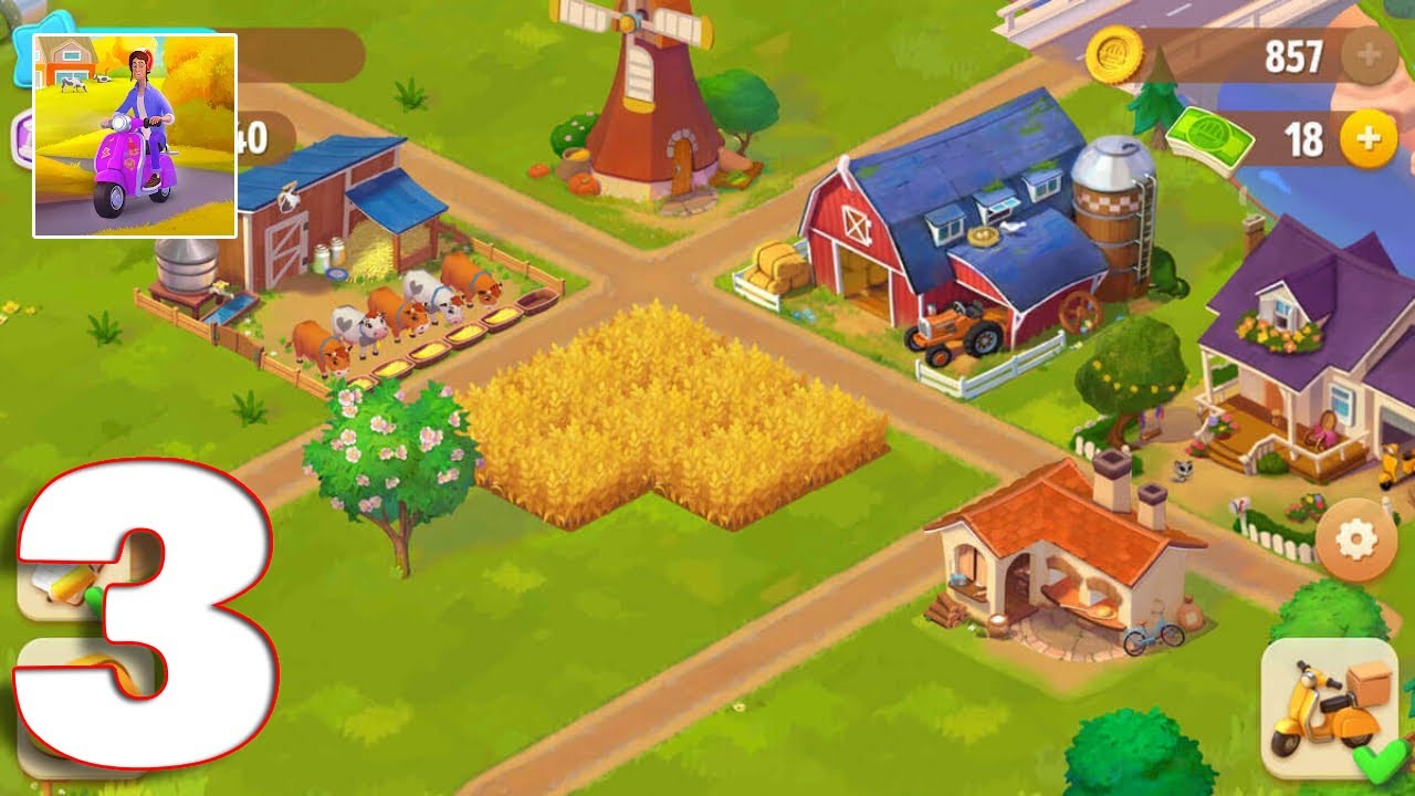 Riverside: Fun Farm Village - Gameplay Walkthrough Part 3 (iOS, Android)