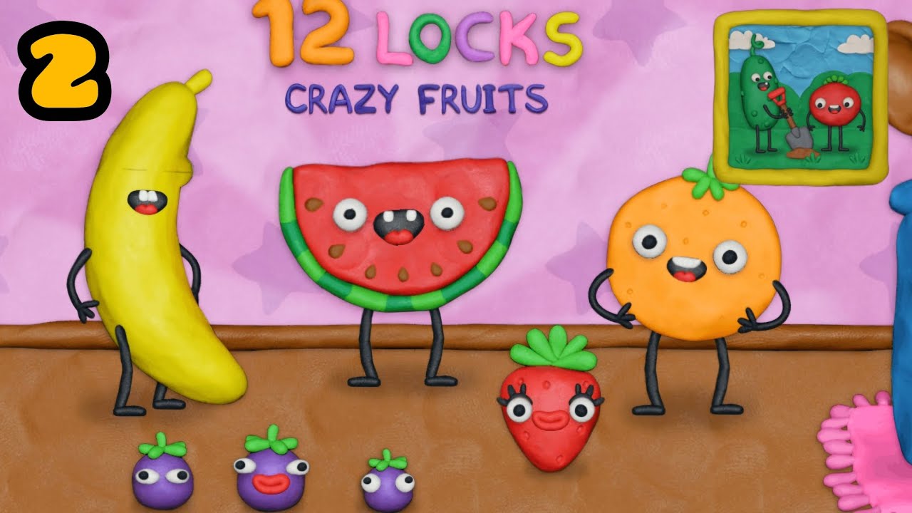 12 Locks Crazy Fruits – Level 2 Walkthrough | Full Puzzle Solution (No Commentary)