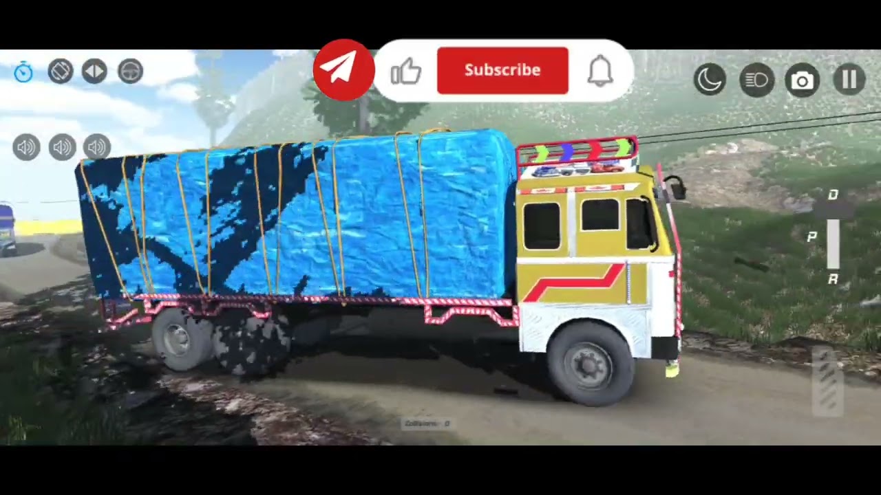 🚛🇮🇳 Indian Truck Game | Village Roads & Real Traffic Experience 😍#offroaddriving #truckdriving