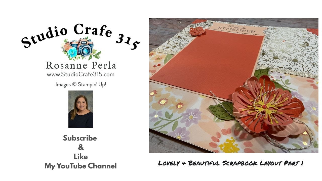 Lovely & Beautiful Scrapbook Page A Day to Remember #diyscrapbook #papercraft #tutorial #craft #diy