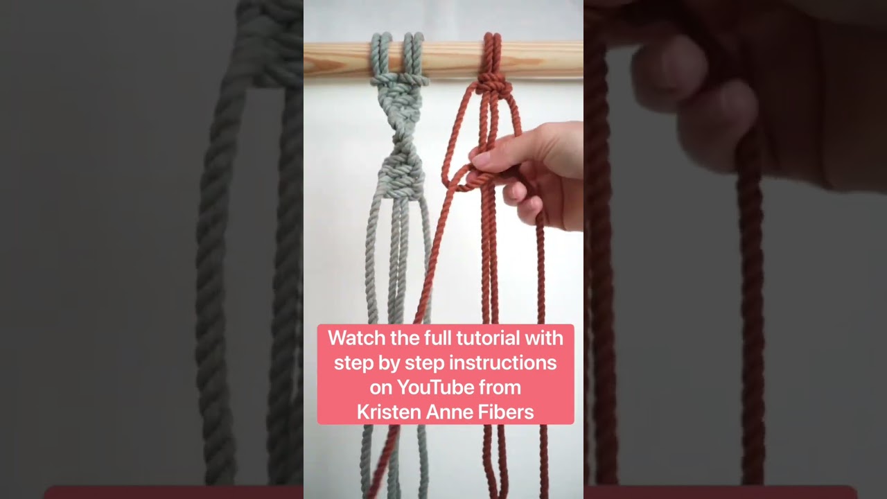 Two Ways to Create A Spiral Knot | Macrame Tutorial