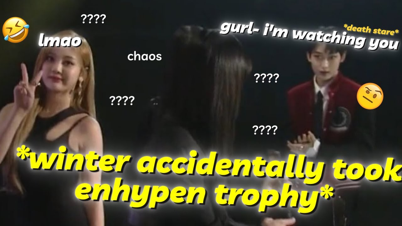 enhypen at awards shows in a nutshell