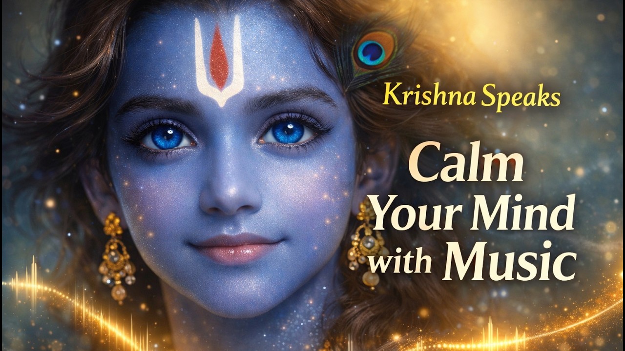 Krishna Meditation Music | Calm Your Mind, Reduce Anxiety Music | Peaceful Indian Spiritual Music