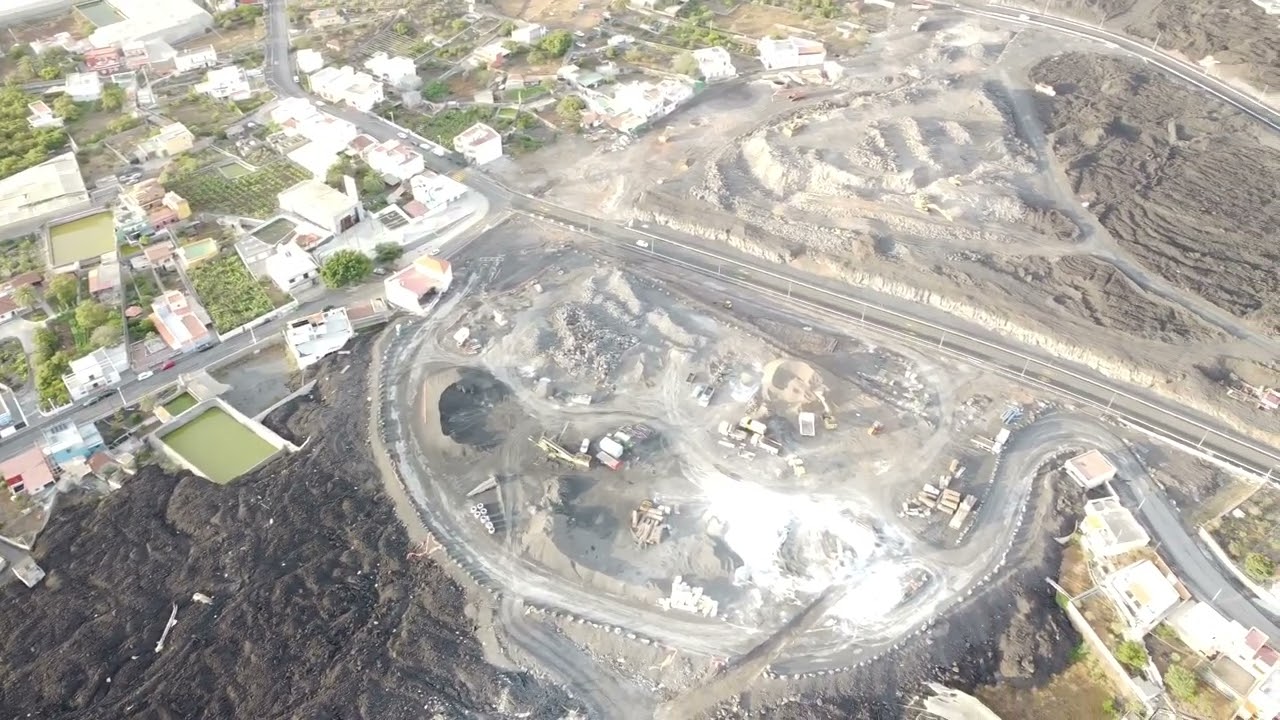 Reconstrucción y carreteras Volcán de La Palma.