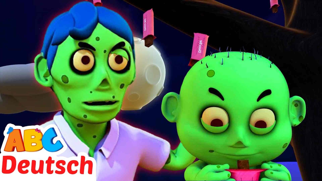 🧟Gruseliger Johnny Johnny Ja Papa 🍫| Halloween-Lieder für Kinder | HooplaKidz Deutsch