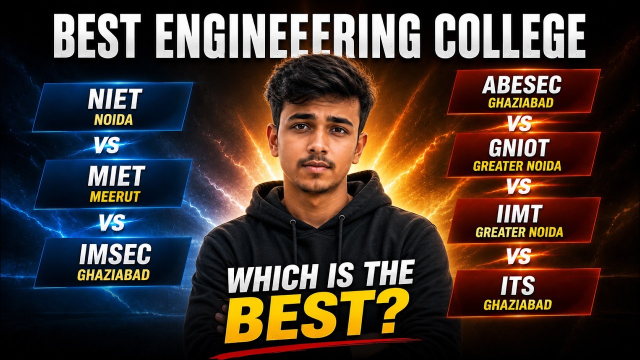 AKTU College Comparison | ABESEC vs NIET vs MIET vs IMSEC vs GNIOT vs IIMT vs ITS  | Which is Best?