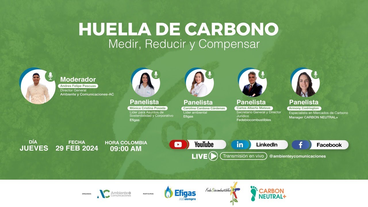WEBINAR: Huella de Carbono - Medir, Reducir y Compensar