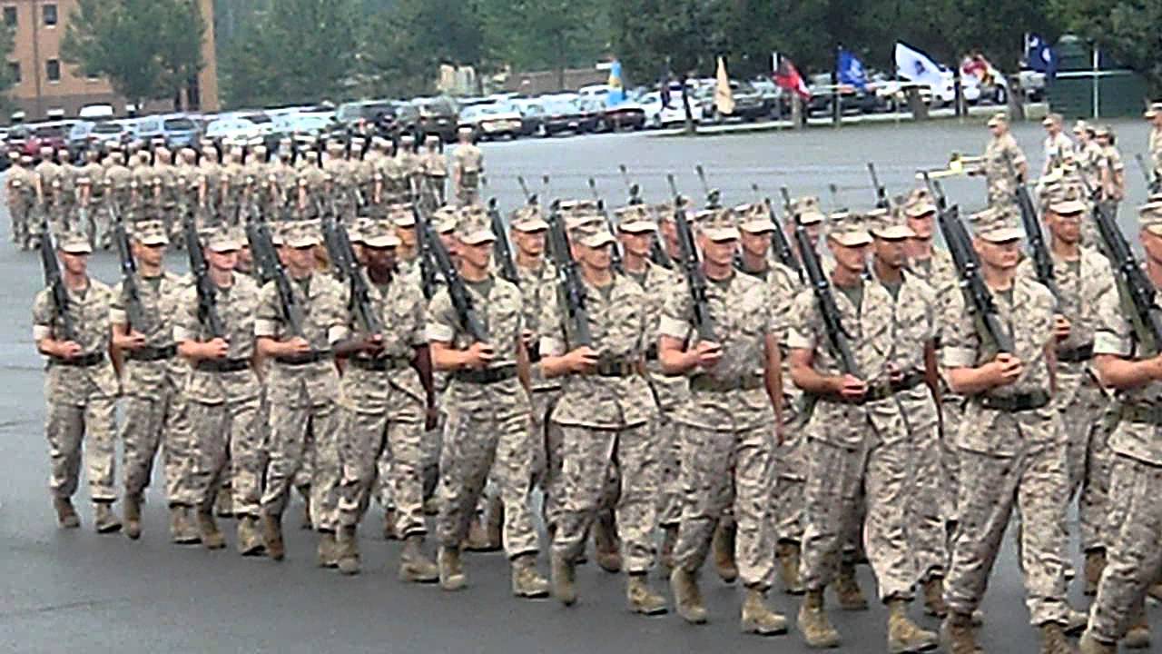 OCS 2011 Graduation: Pass In Review.AVI