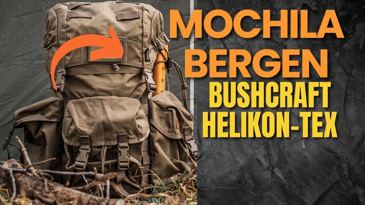 Mochila Bergen Bushcraft da Relikon-Tex e Tarp