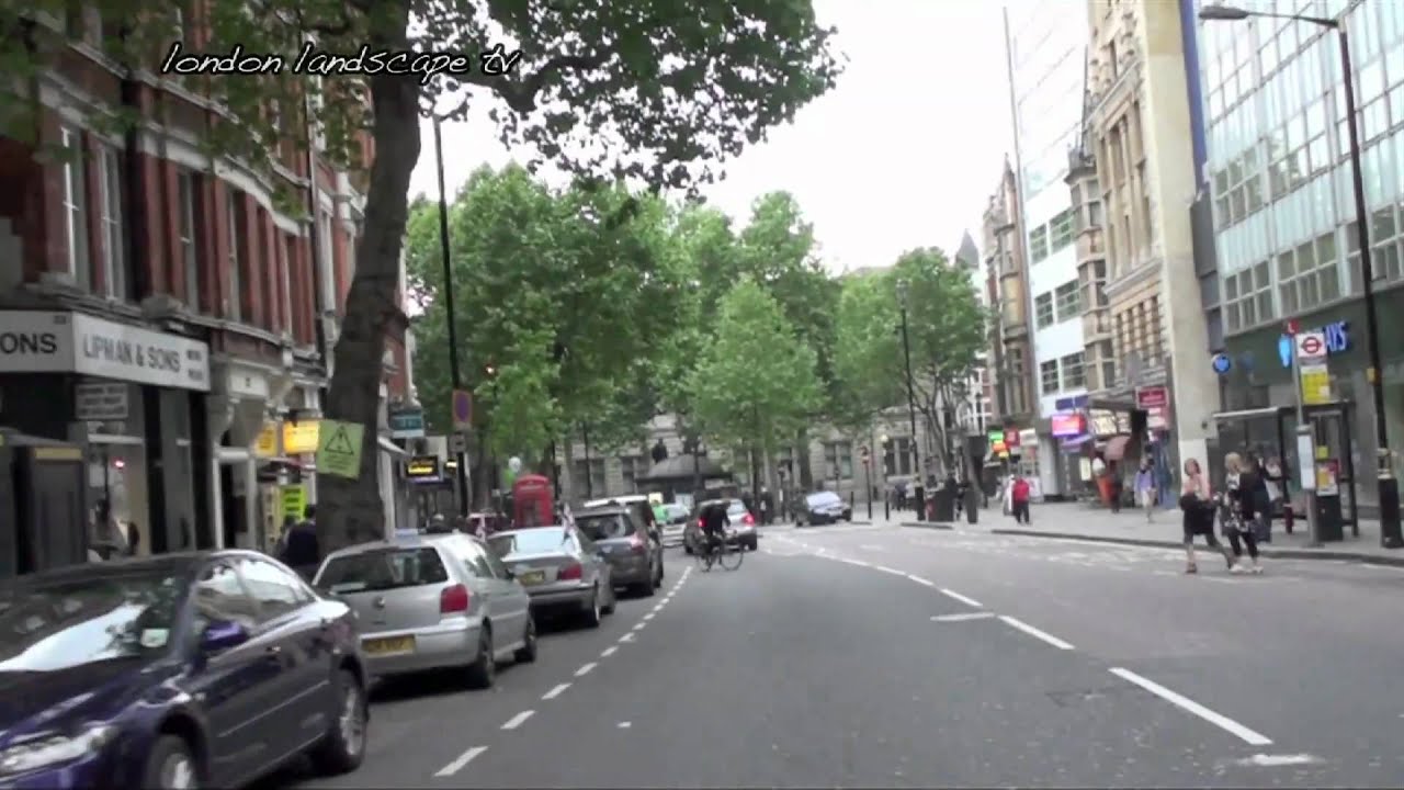 Cycle ride from Oxford Circus to Westminster Bridge