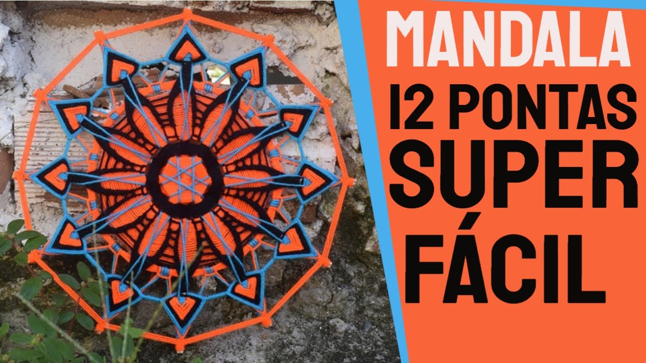 Como Fazer Mandala de Linha 12 Pontas ENGLISH Subtitles