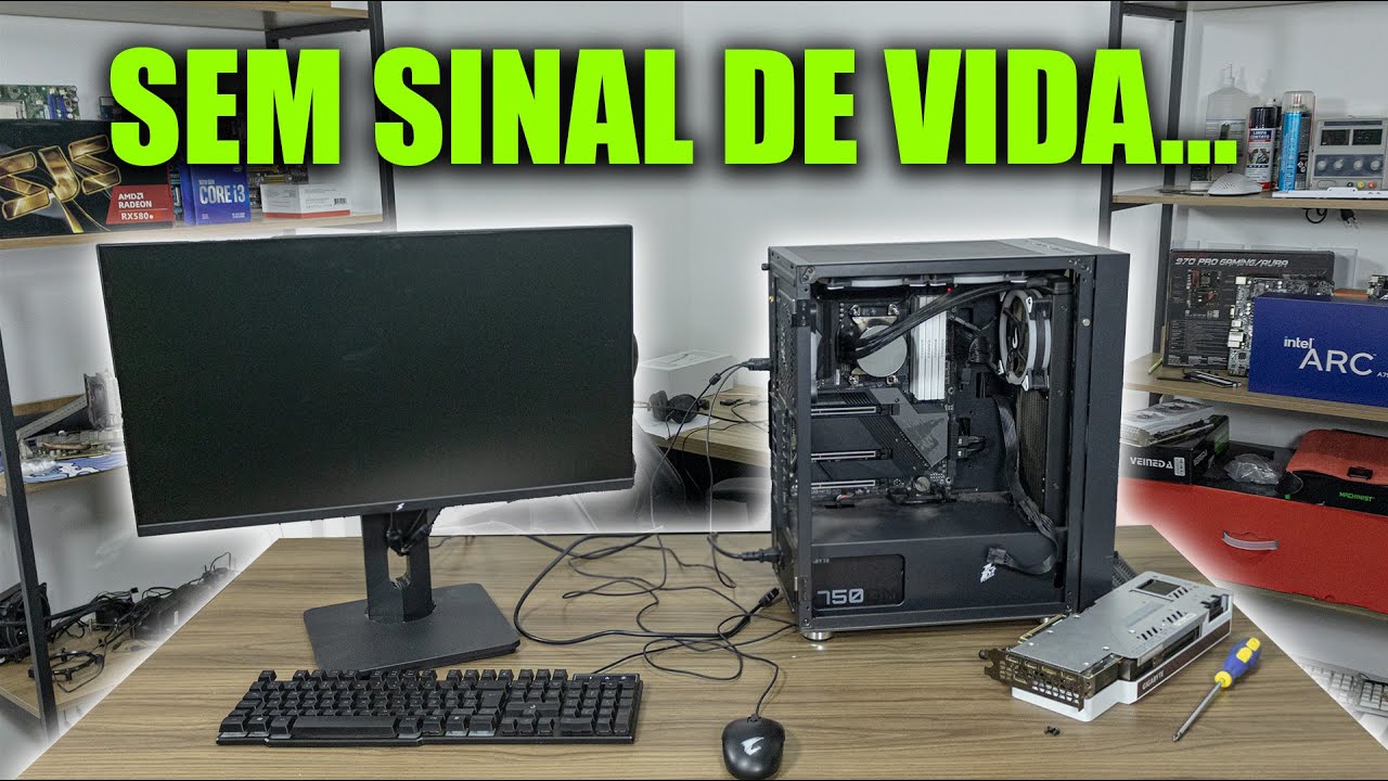 PC NÃO LIGA NADA, PASSO A PASSO PRA ACHAR O PROBLEMA