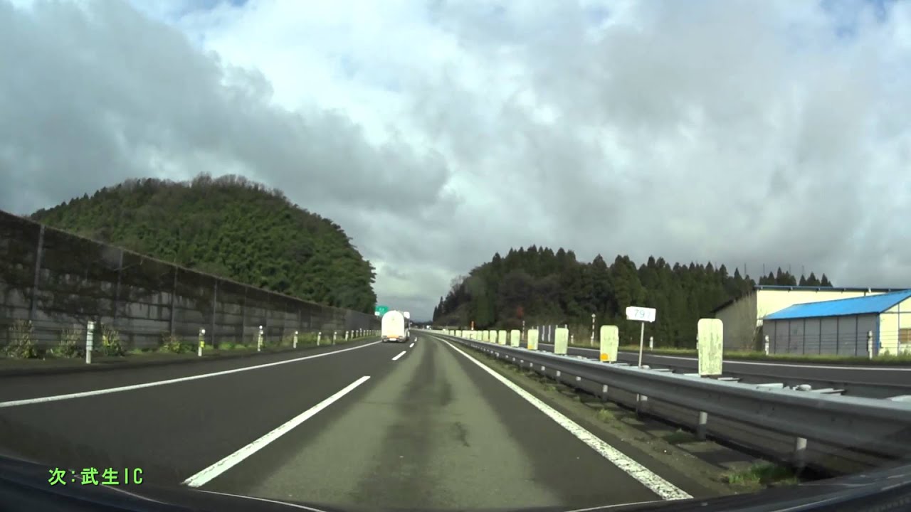 [車載] 北陸自動車道 下り 米原～高岡砺波 6倍速