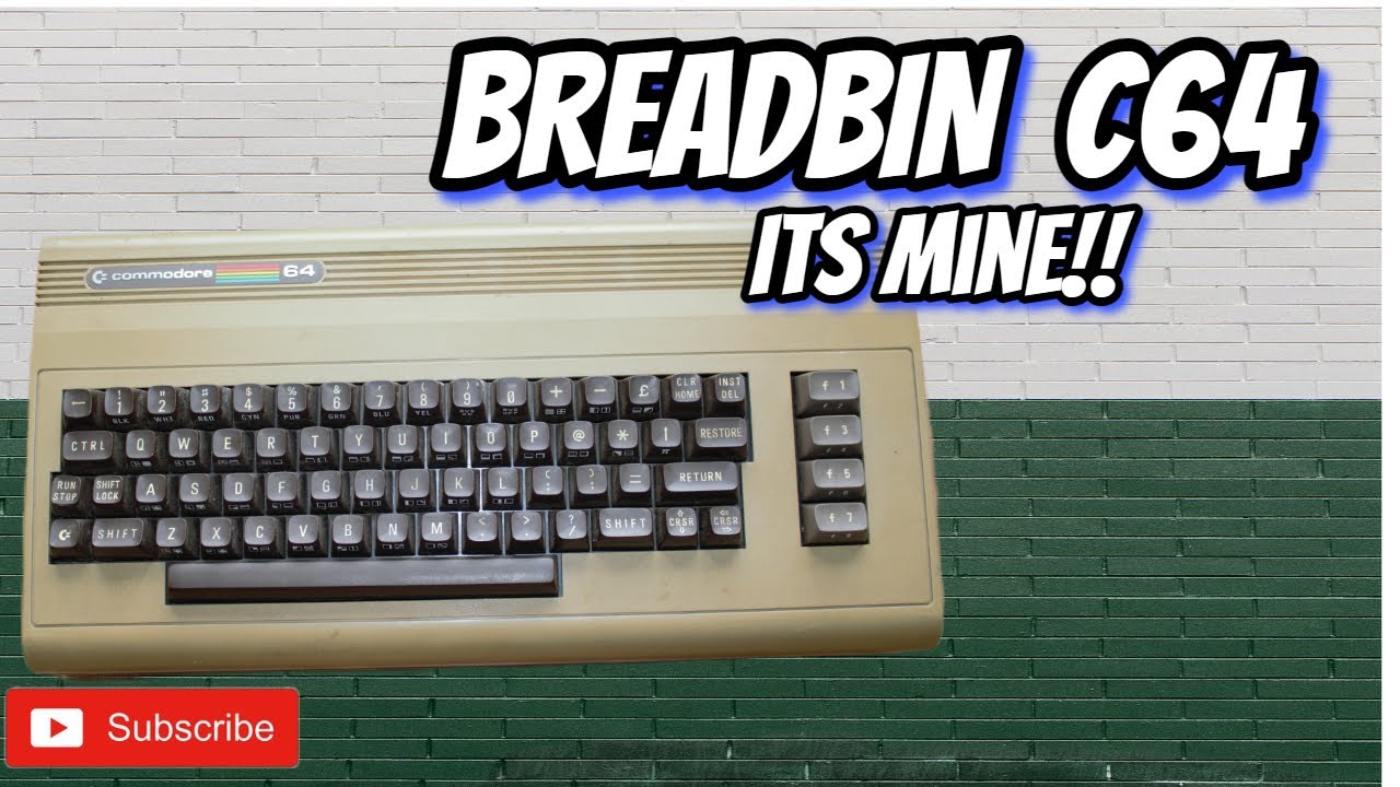 Commodore C64 Breadbin bursting with retro goodness. A blast from my retro past!