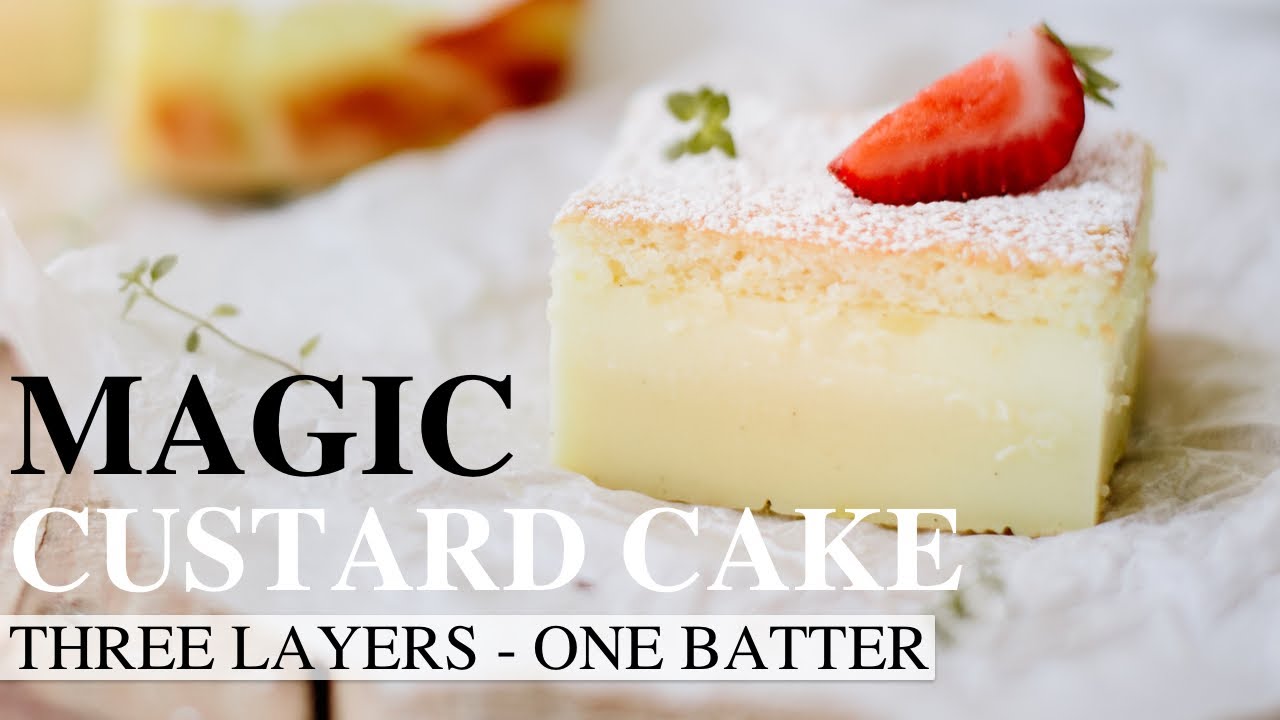 Magic Custard Cake | Stunning Three-Layer Cake
