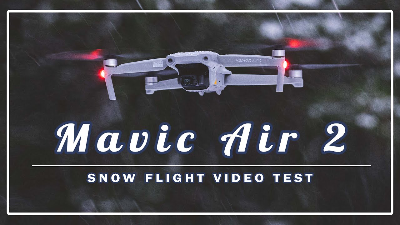 Can it FLY in the SNOW? DJI Mavic Air 2 Test with video! (pt 1)