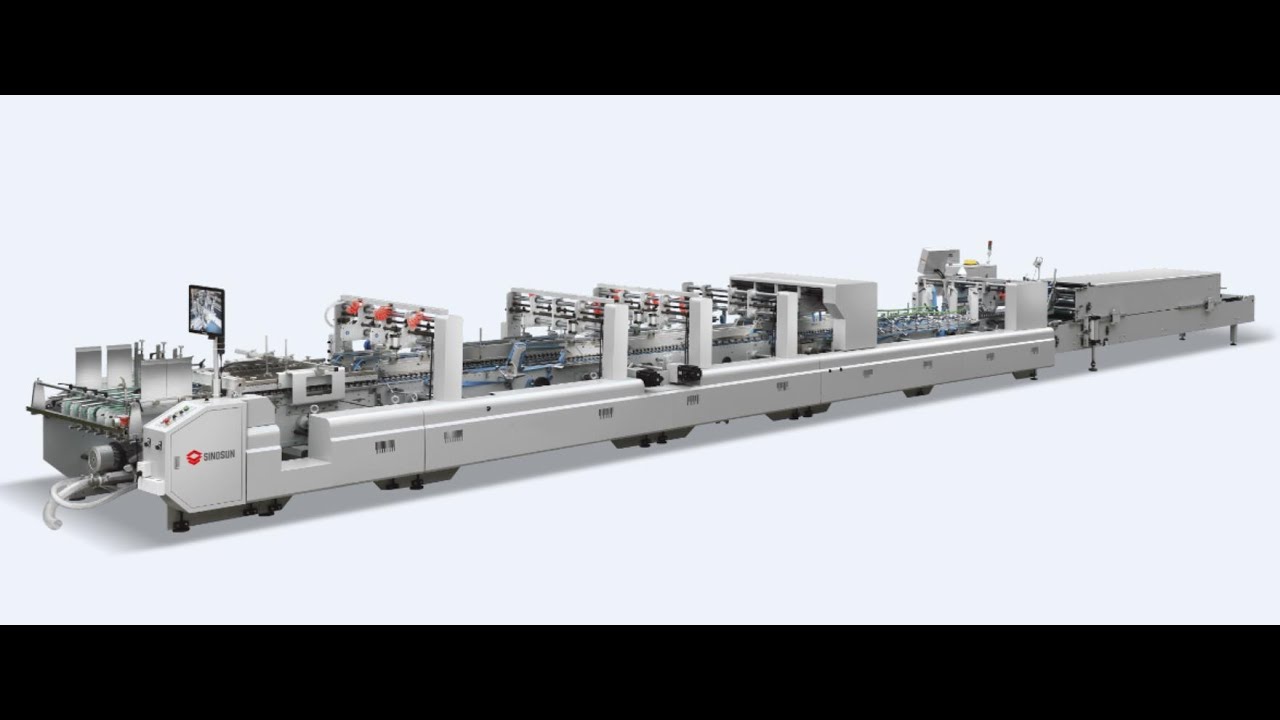 #paperbag  document pocket bag high-sped auto folding #gluingmachine#paperbagmachine#foldergluer