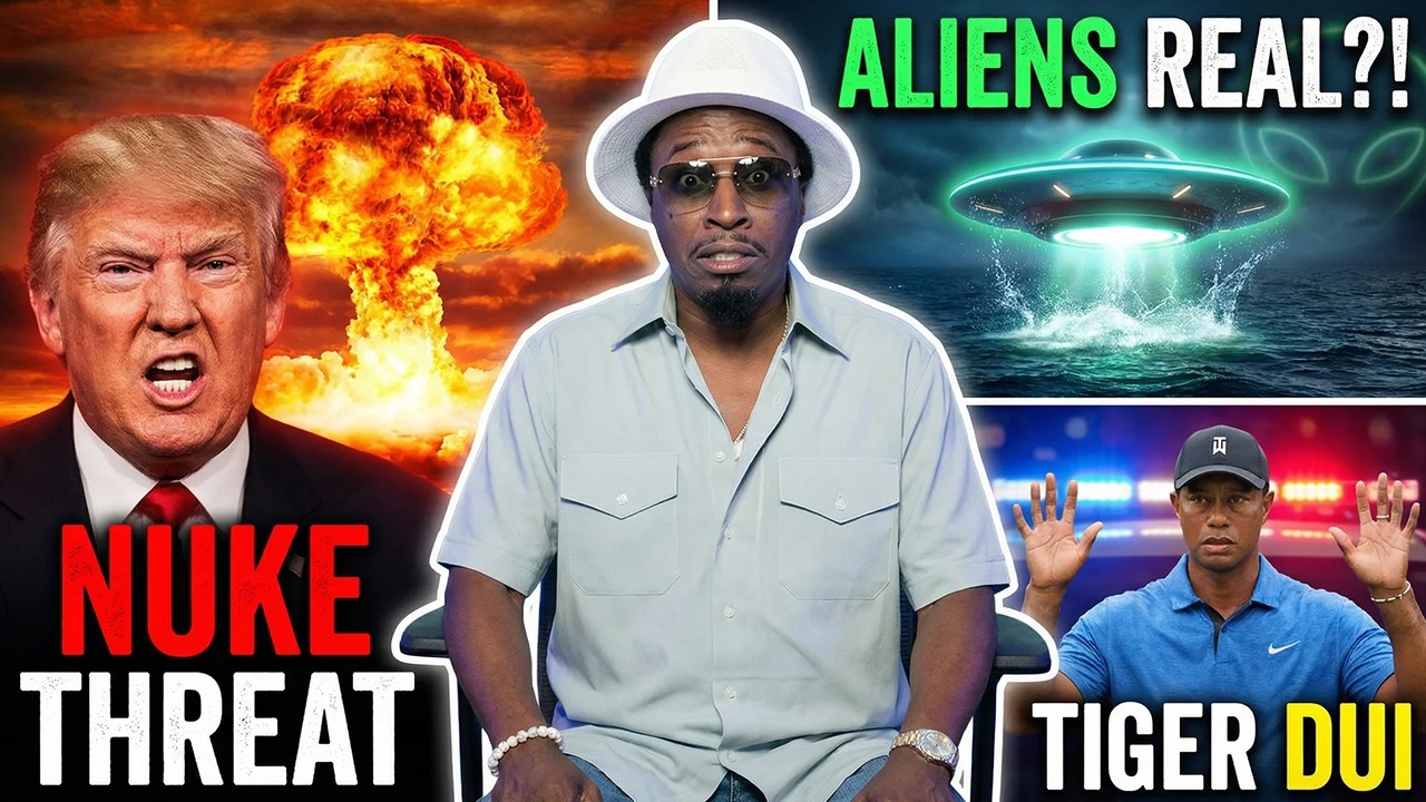 Eddie Griffin Talks Trump Cancels Nuke Threat, Tiger Woods DUI Routine & Aliens Are REAL Under Water