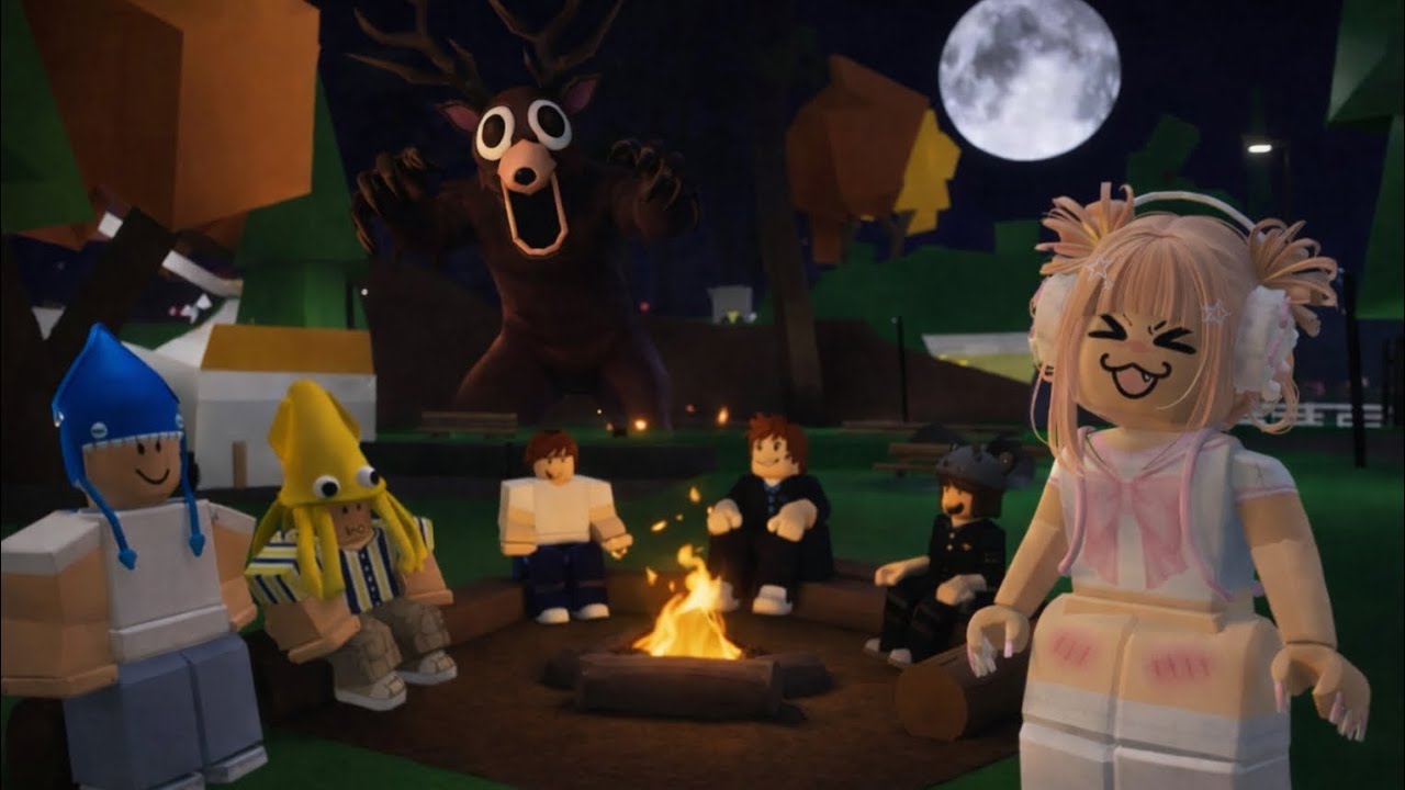 99 Night IN BROOKHAVEN 🌳🦌(ROBLOX Brookhaven 🌴⛺FUNNY MOMENTS) #Lisathgamer9004 #new#viral#video#gamin