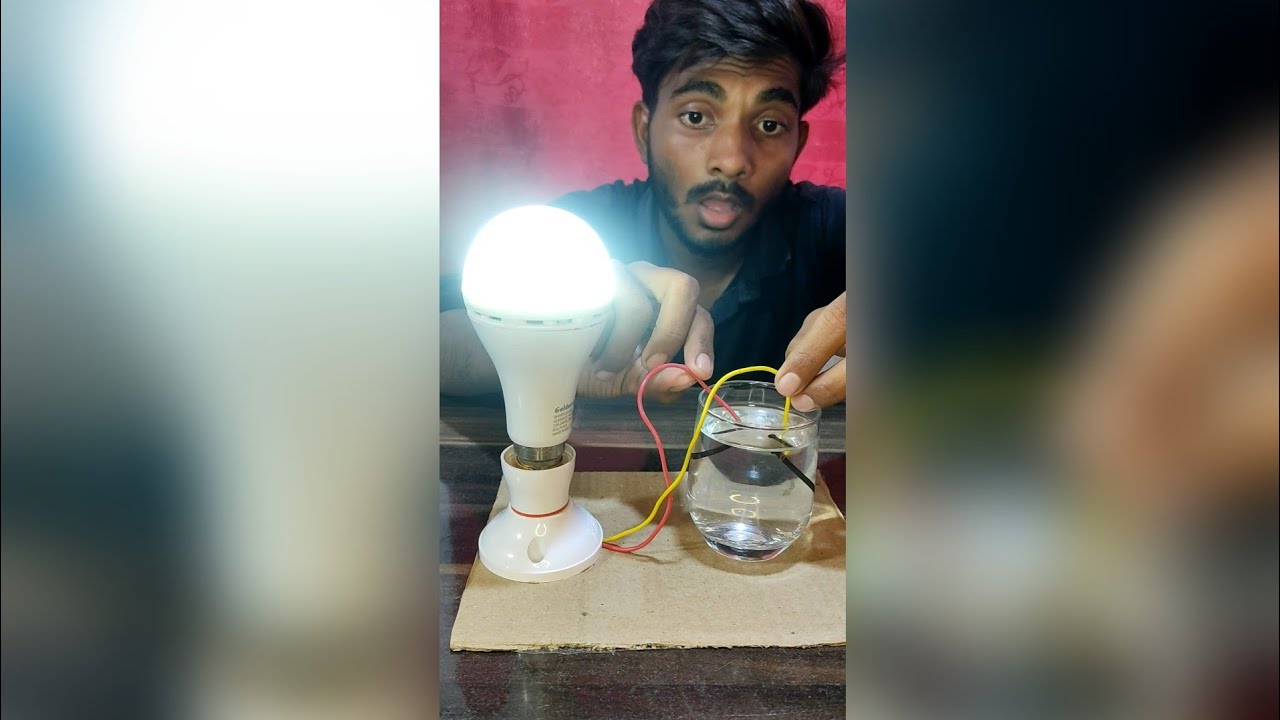 respect 😱🔥।  free energy bulb experiment #experiment #science #tiktok