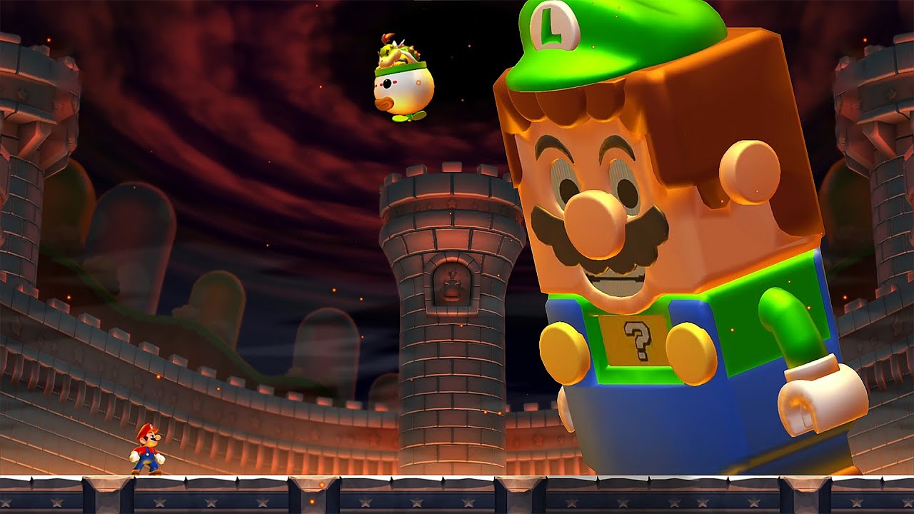 Lego Luigi Boss Battle - New Super Mario Bros. U
