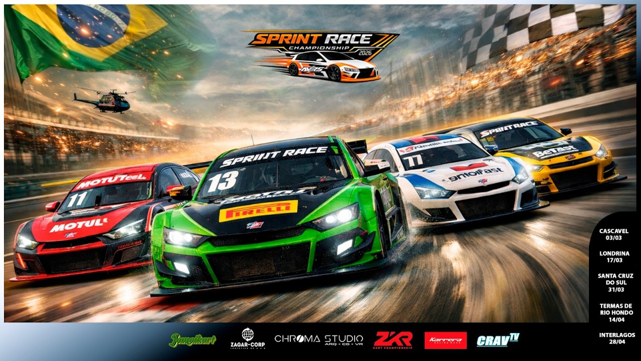 🏁 Sprint Race  - AVRS - Circuito de Cascavel 🏁 T1-2026