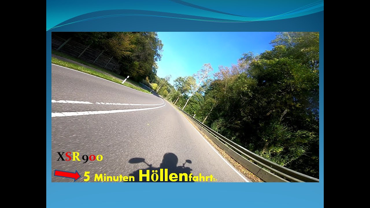 💚 6 Min Höllenfahrt Yamaha XSR 900 - heiße Kurven, heißer Asphalt, und glühender Michelin Road 5