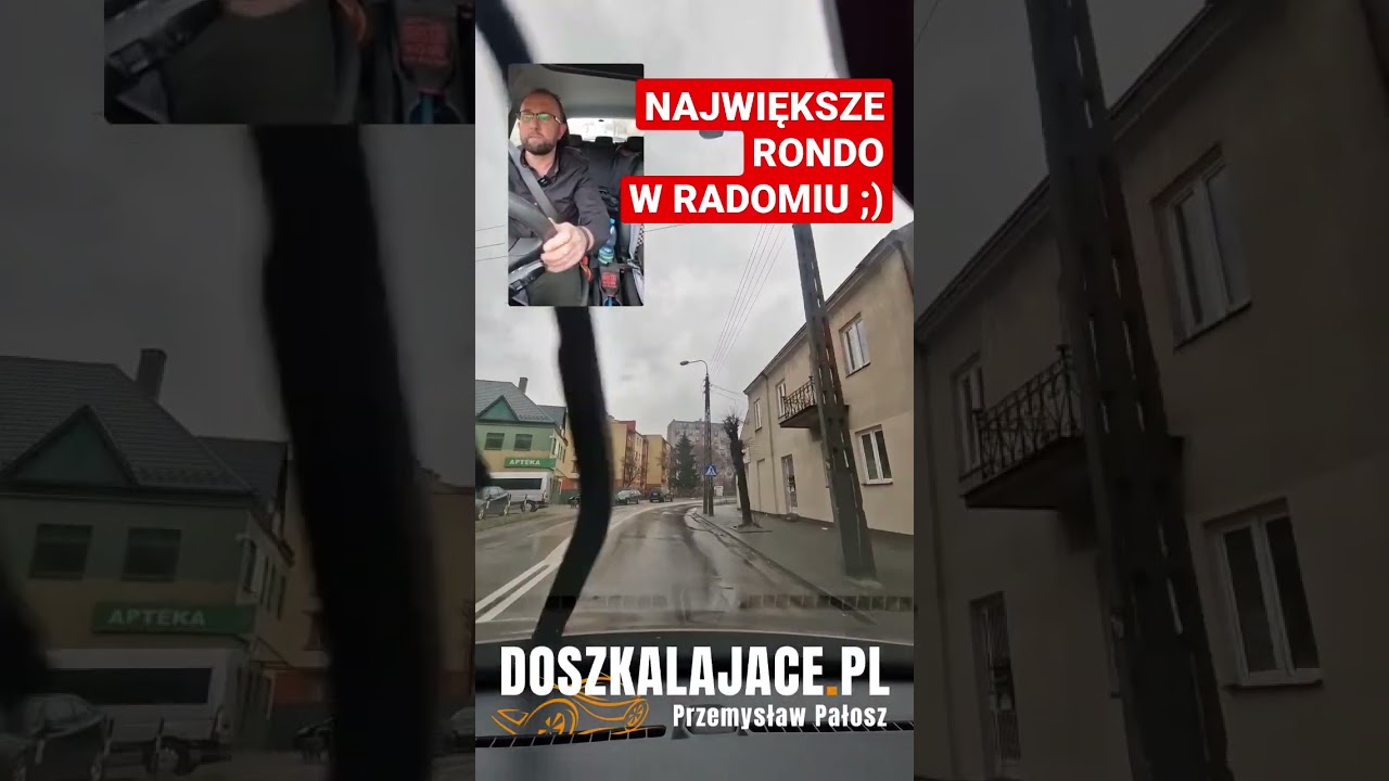 Największe rondo w Radomiu ;) #funny  #prawojazdy #naukajazdy #radom #rondo
