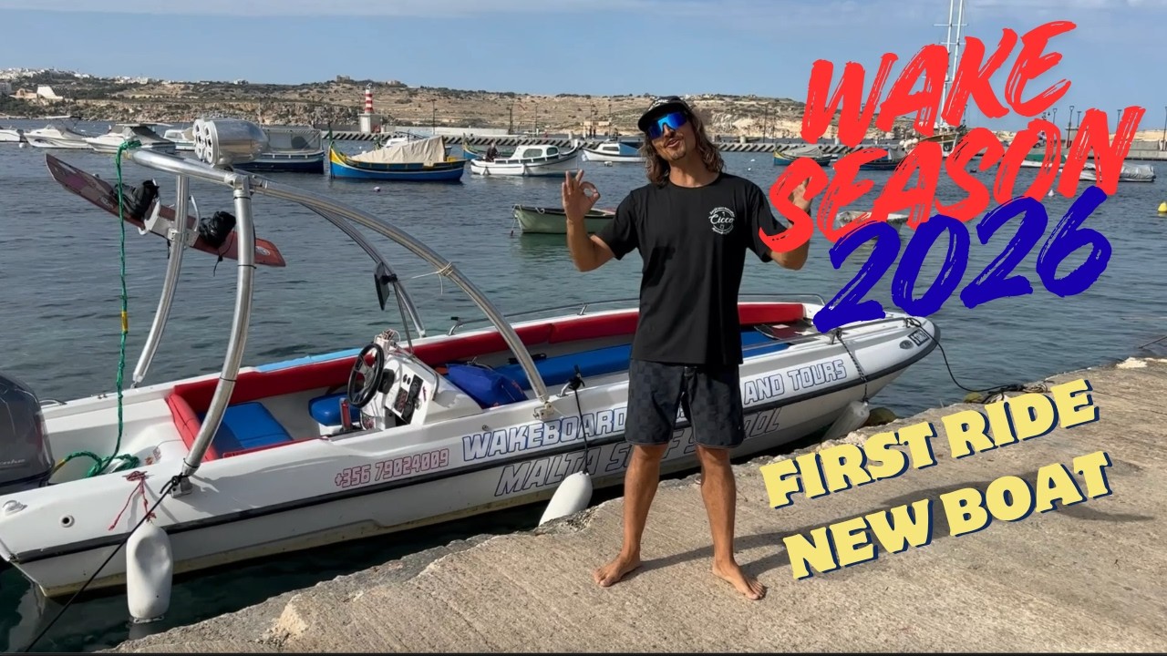 Wakeboarding Malta 2026 - First Ride with Kate & Yanina