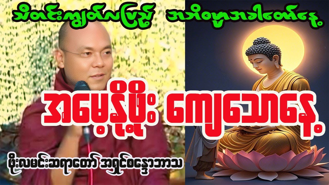 သီတင်းကျွတ်လပြည့်နေ့ #အမေ့နို့ဖိုးကျေသောနေ့တရားတော် #ဖိုးလမင်းဆရာတော် အရှင်စန္ဒောဘာသ