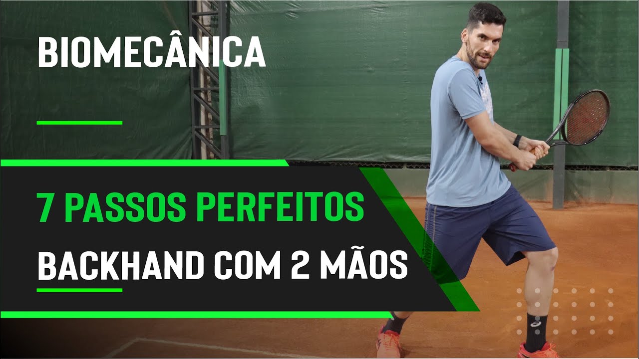 Como ter um BACKHAND DE DUAS MÃOS mãos perfeito no TÊNIS em 7 passos | TÉCNICA | Carlos Ferreira