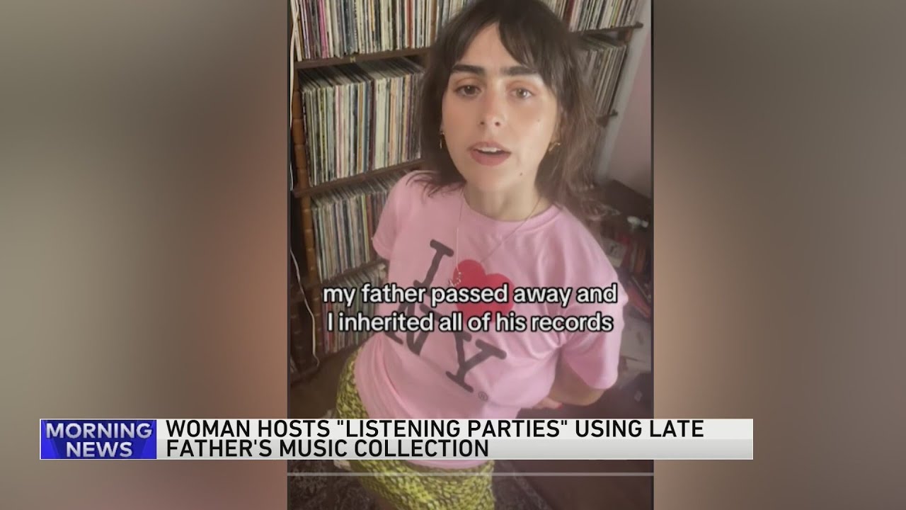 Woman Hosts 'Listening Parties' Using Late Father's Music Collection