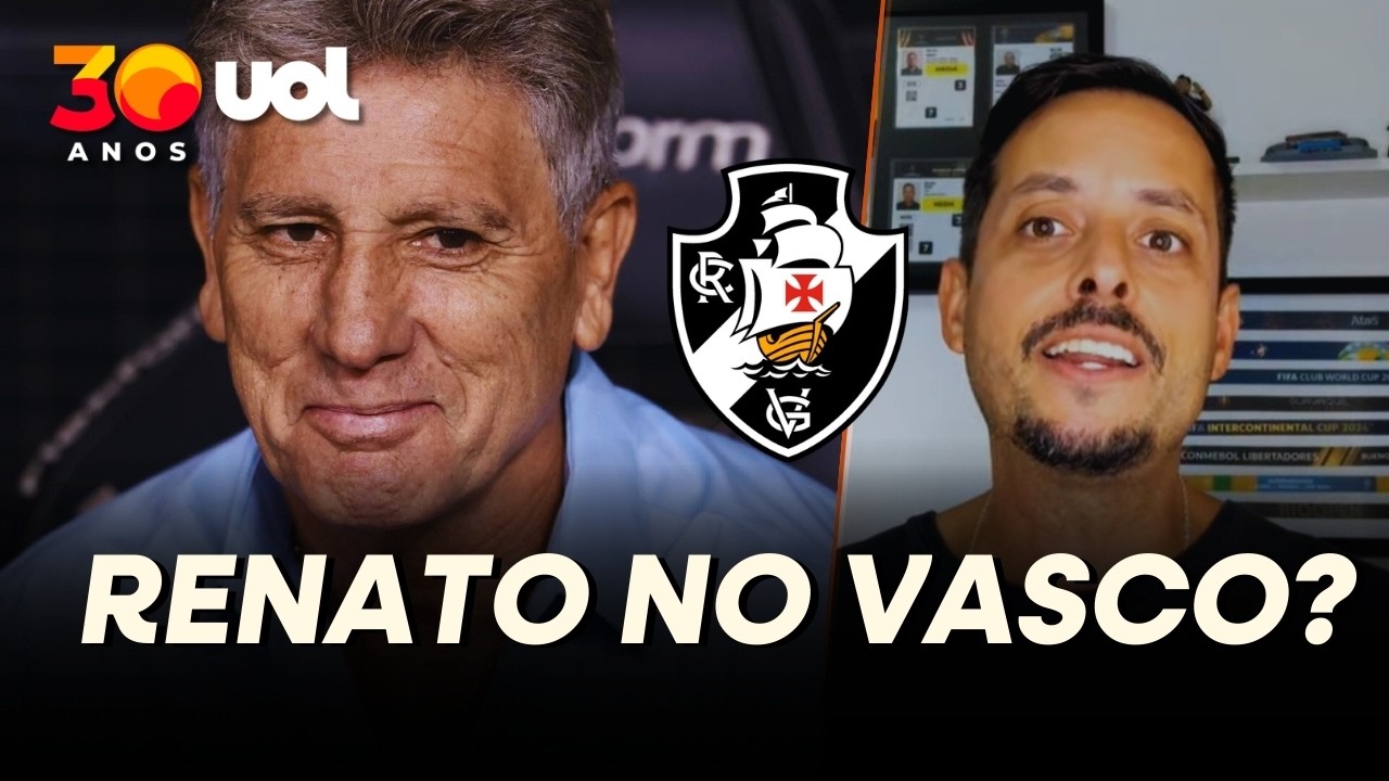 VASCO FAZ SONDAGEM POR RENATO GAÚCHO, MAS SONHA COM ARTUR JORGE NO COMANDO DO TIME, DIZ BRUNO BRAZ