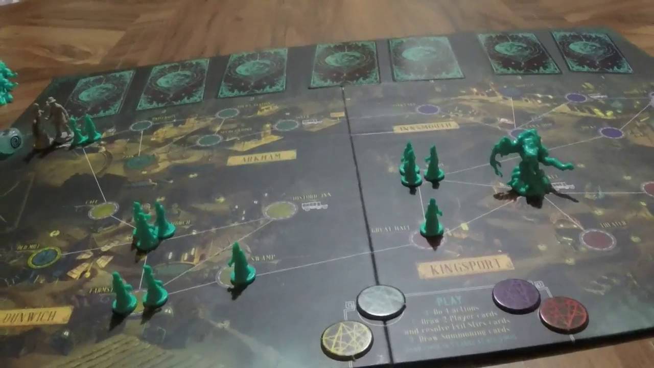 Pandemic Reign of Cthulhu Full Solo Game and Learn to Play