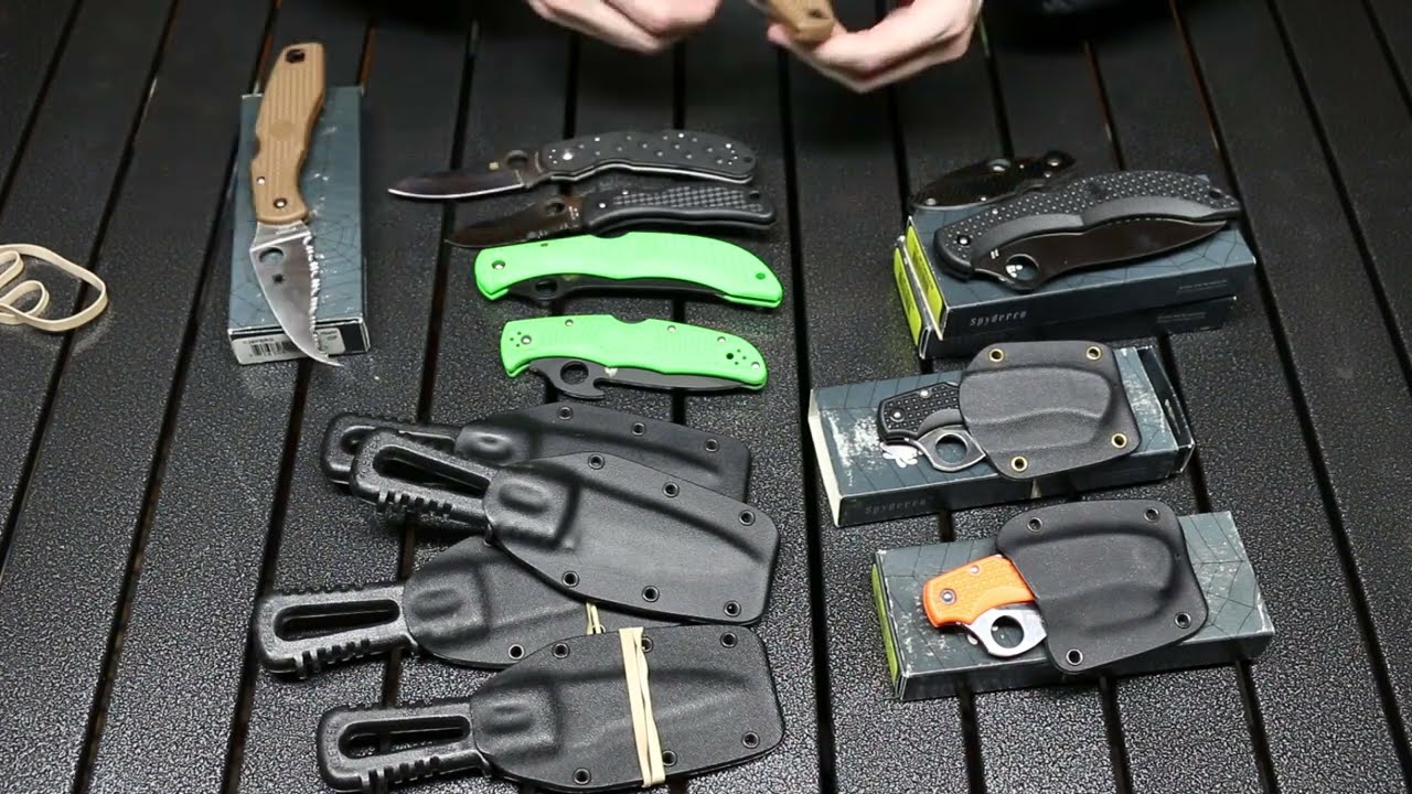 Swap Meet Spyderco knife finds