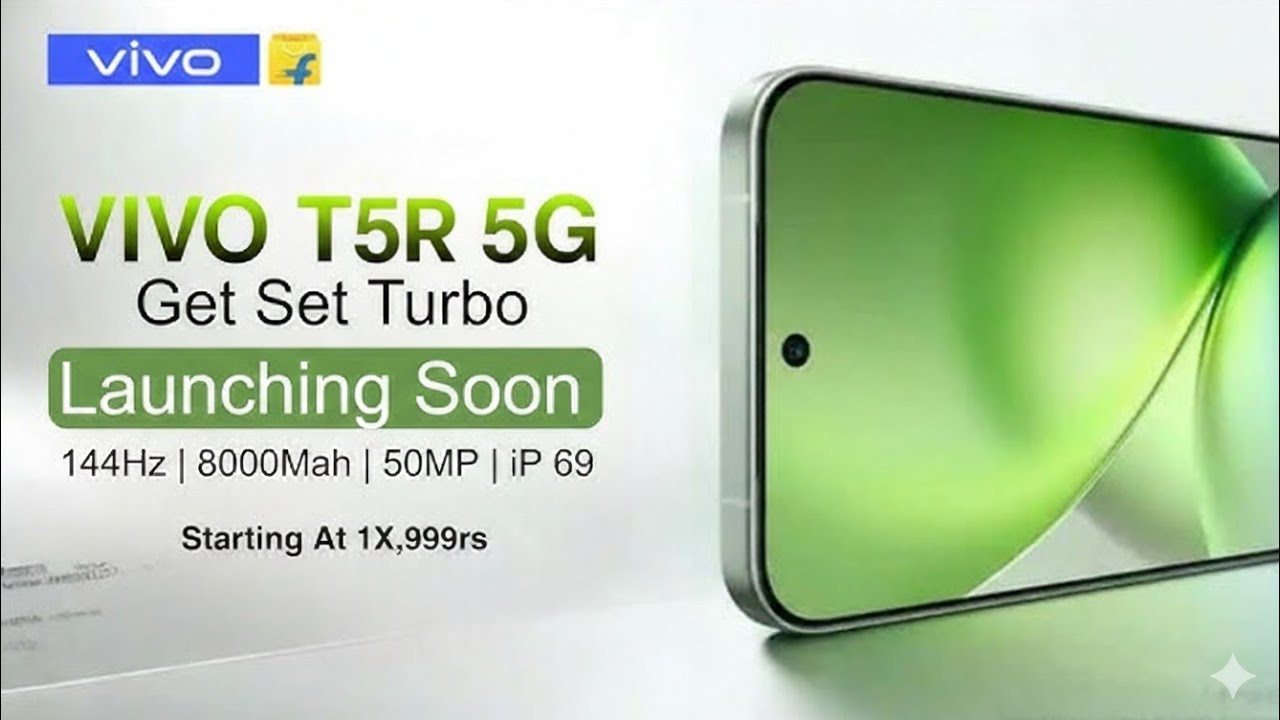 VIVO T5R 5G Confirm Launch Date In India Price & Unboxing Review Bgmi 