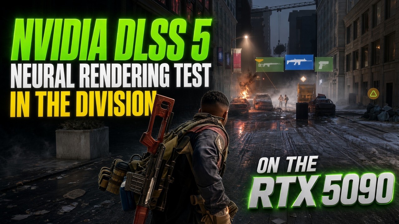 Тест нейронного рендеринга DLSS 5 в The Division | RTX 5090 | R9 9950X3D