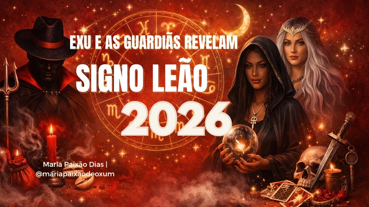 Signo ♌️LEÃO 2026 💥EXU e as Guardiãs revelam o Seu verdadeiro poder🍀