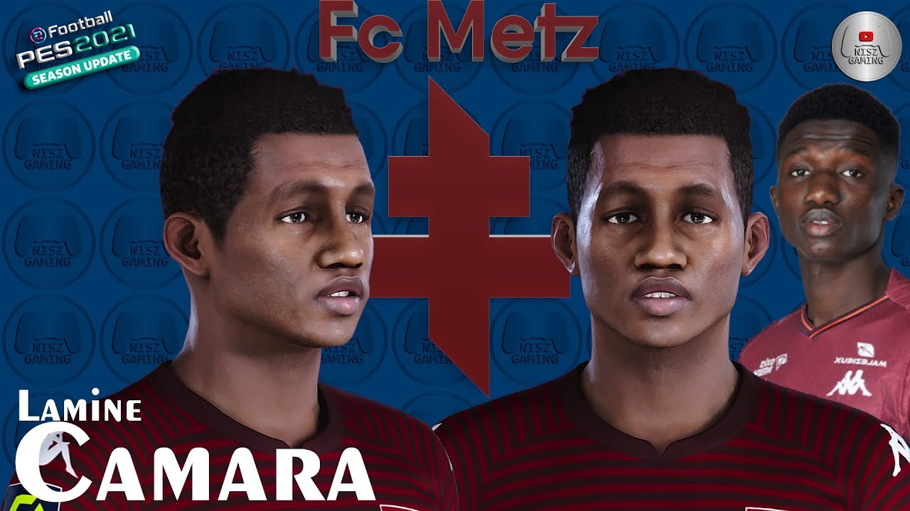 Lamine Camara Face PES 2021 PES 2020 FC Metz | NISZ Gaming