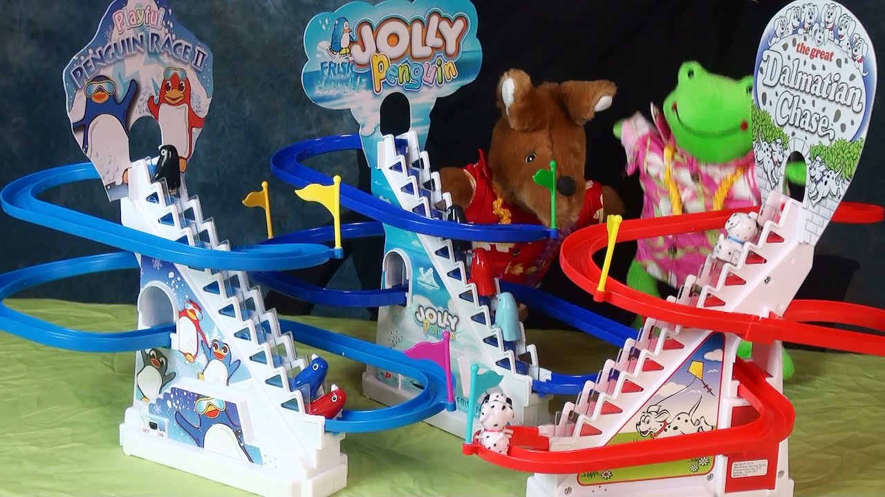 Happy Feet WallyRoo Penguin Race and Great Dalmatian Race Review