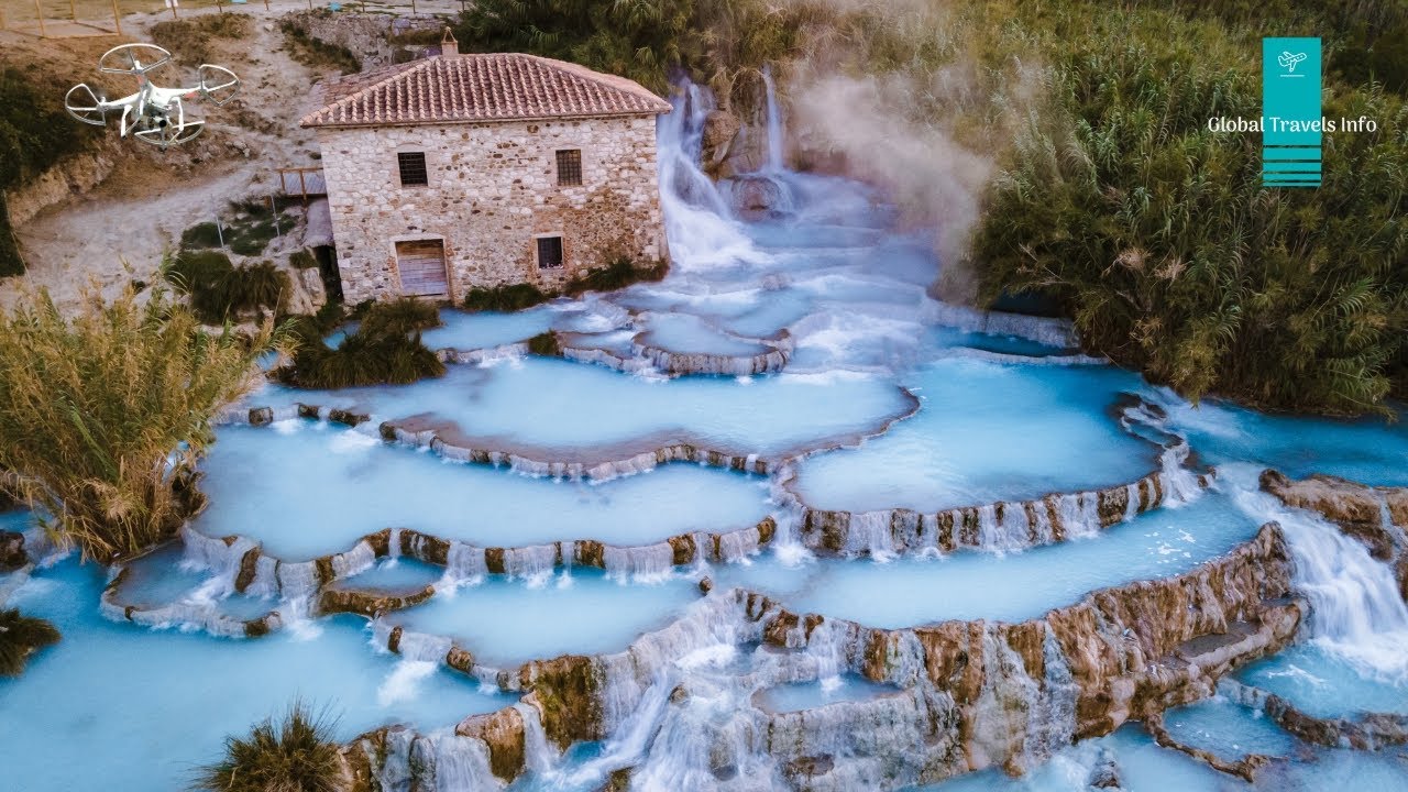Saturnia | A Short Aerial Look at Tuscany&rsquo;s Thermal Landscape