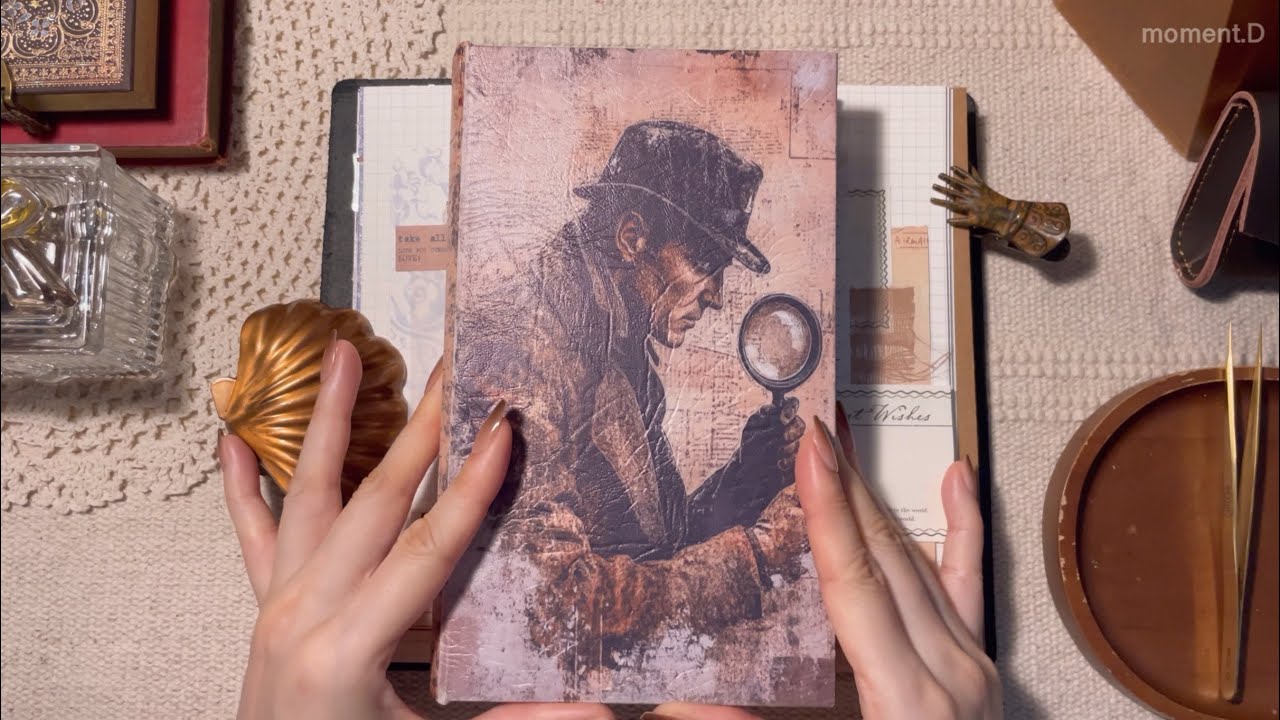 ASMR 페이퍼들을 챱챱 쌓아올려 다이어리 꾸미기 Art Journaling #scrapbooking #papertherapy #コラージュ #collage 다꾸