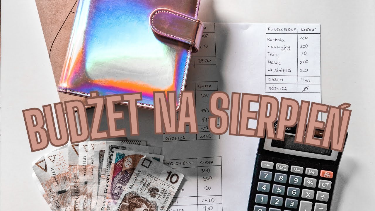 Zaplanuj ze mną... budżet na sierpień | finansowy monthly reset, cele finansowe, cash stuffing