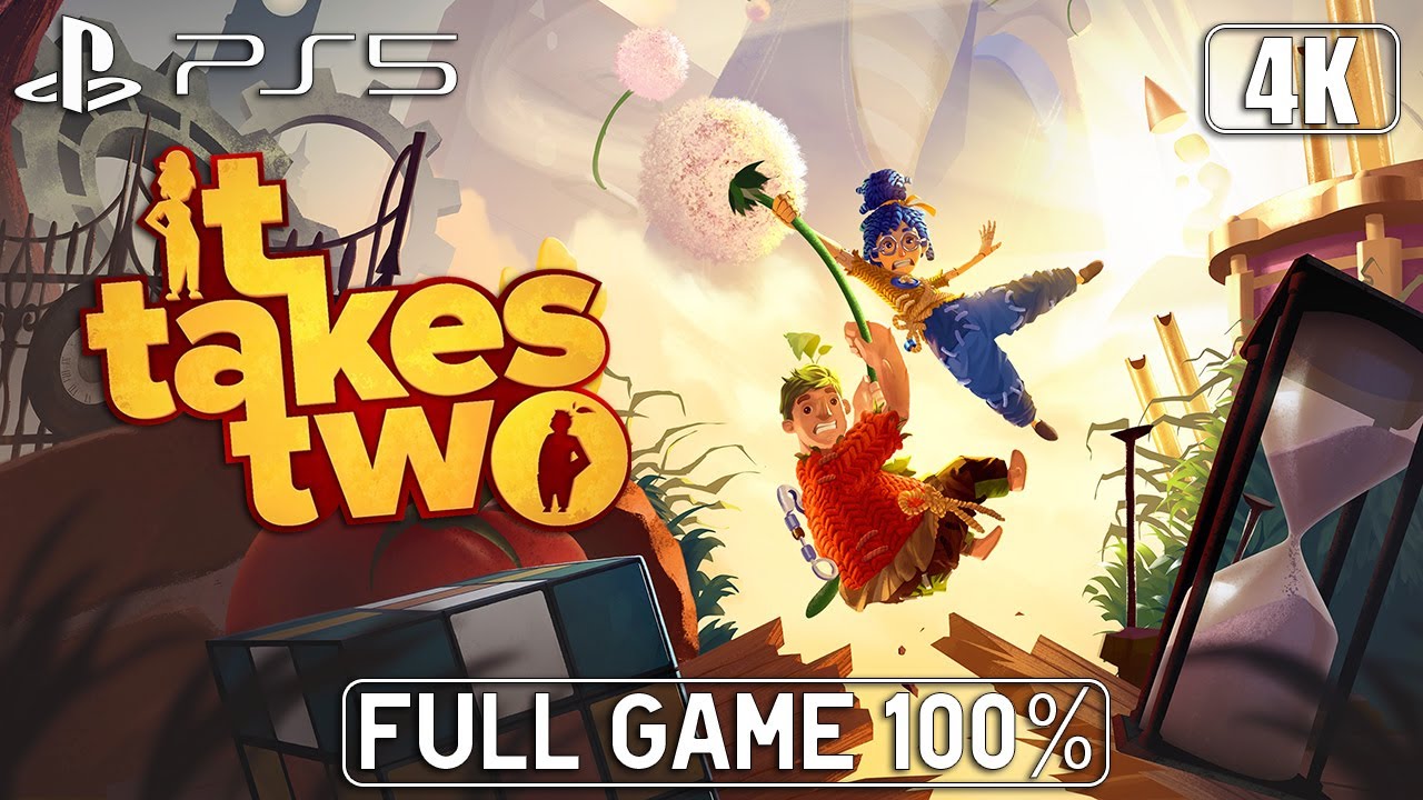 It Takes Two PS5 - Full Game 100% Longplay Walkthrough 4K 60FPS